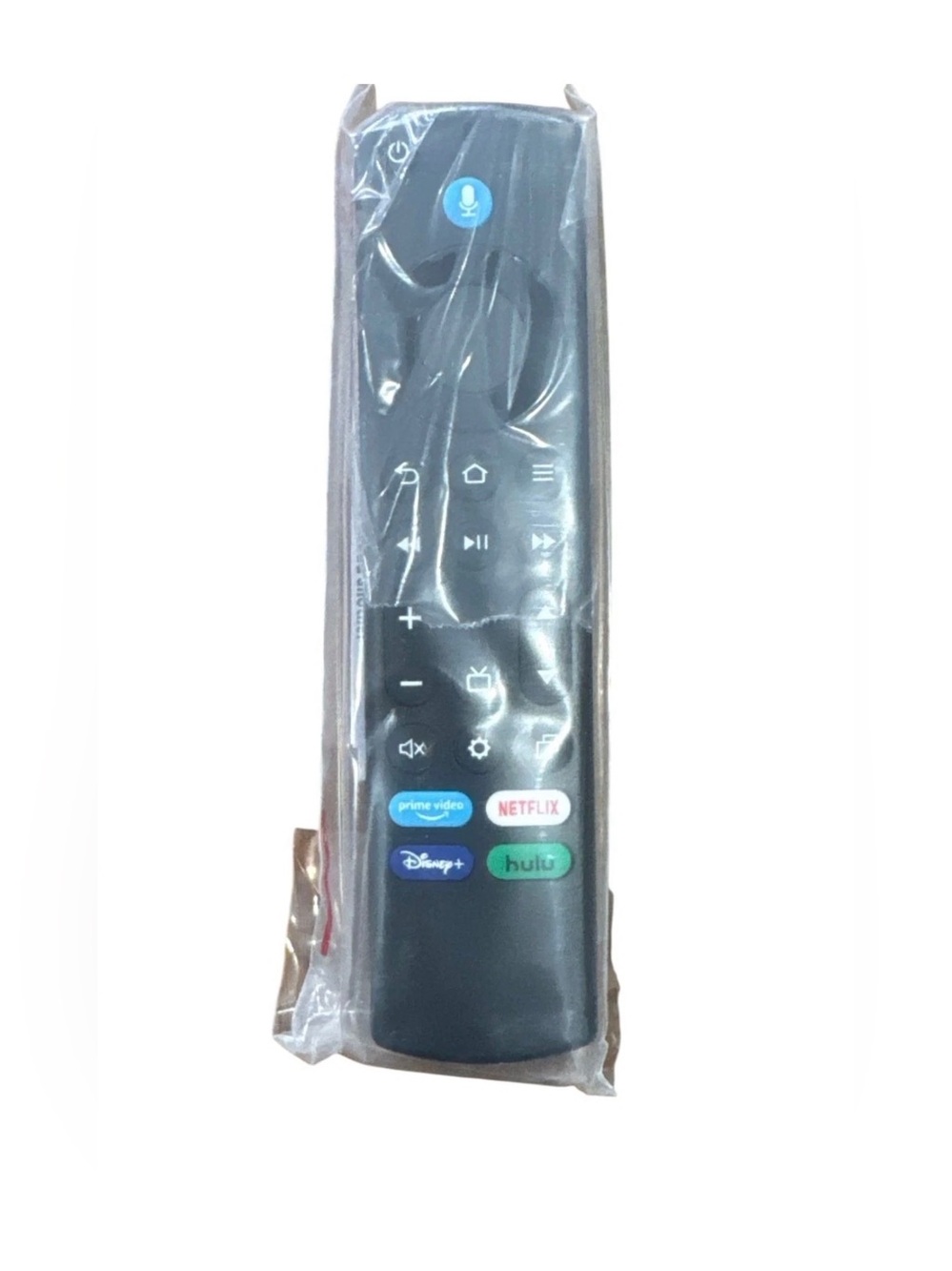 Replacement TV Streaming Remote with App Shortcuts - Black